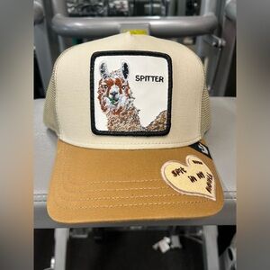NWT Goorin Bros Tan Trucker Hat “Spitter” unisex